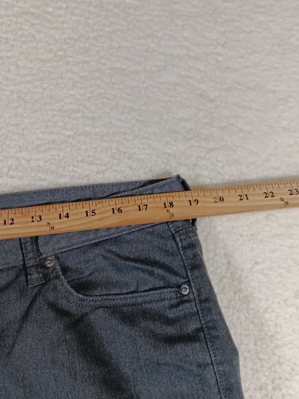 Banana Republic Jeans Mens 36x32 Gray Travel Jean Slim Straight Stretch